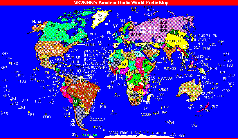 世界分区图