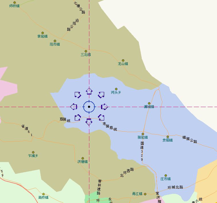 去伏龙山地图