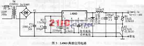 能扩流到10A的集成开关电路L4960