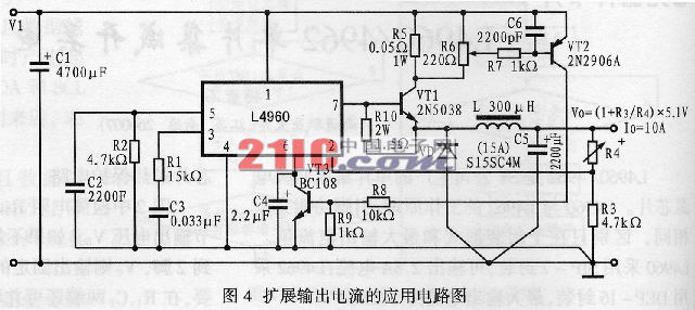能扩流到10A的集成开关电路L4960
