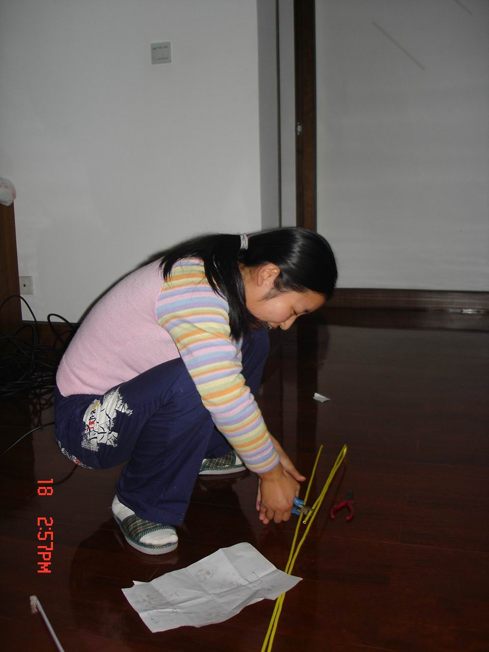 宁波HAM女精英BG5CGH自己DIY的J型天线全过程