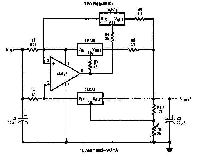 用LM338做15A电源