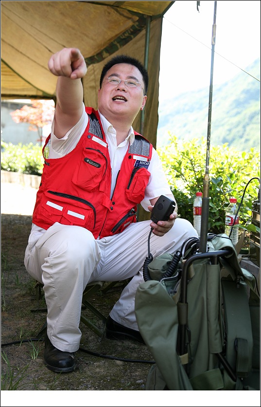 2008-07-05 临安民防应急通信演练 照片