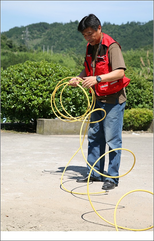2008-07-05 临安民防应急通信演练 照片